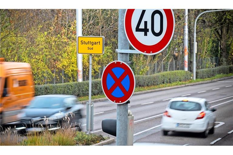 Tempo 40 gilt in weiten Teilen des Stuttgarter Straßennetzes als erlaubte Höchstgeschwindigkeit.