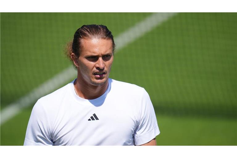Tennis-Profi Alexander Zverev schied in Wimbledon in der ersten Runde aus. (Archivbild)