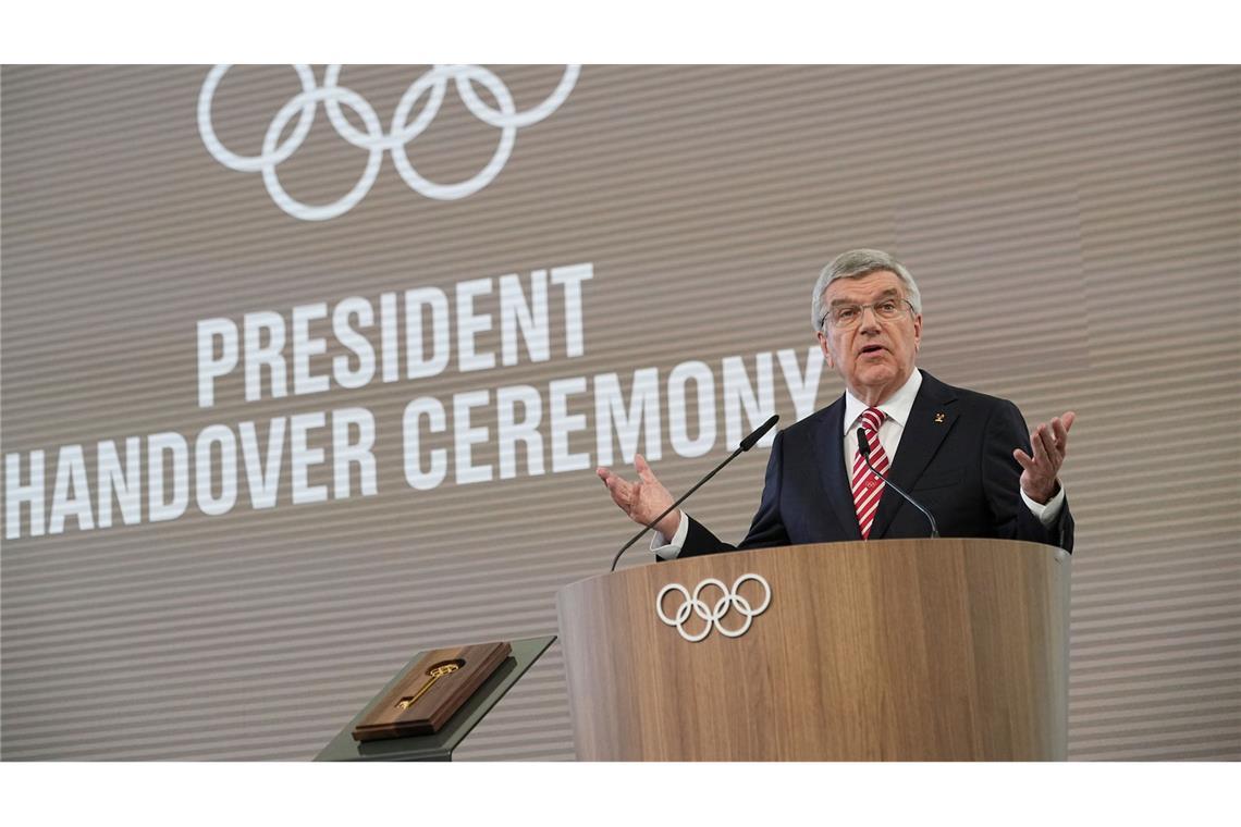 Schlüssel für Olympia: Bach übergibt beim IOC an Coventry Thomas Bach räumt das Amt des IOC-Präsidenten nach zwölf turbulenten Jahren.