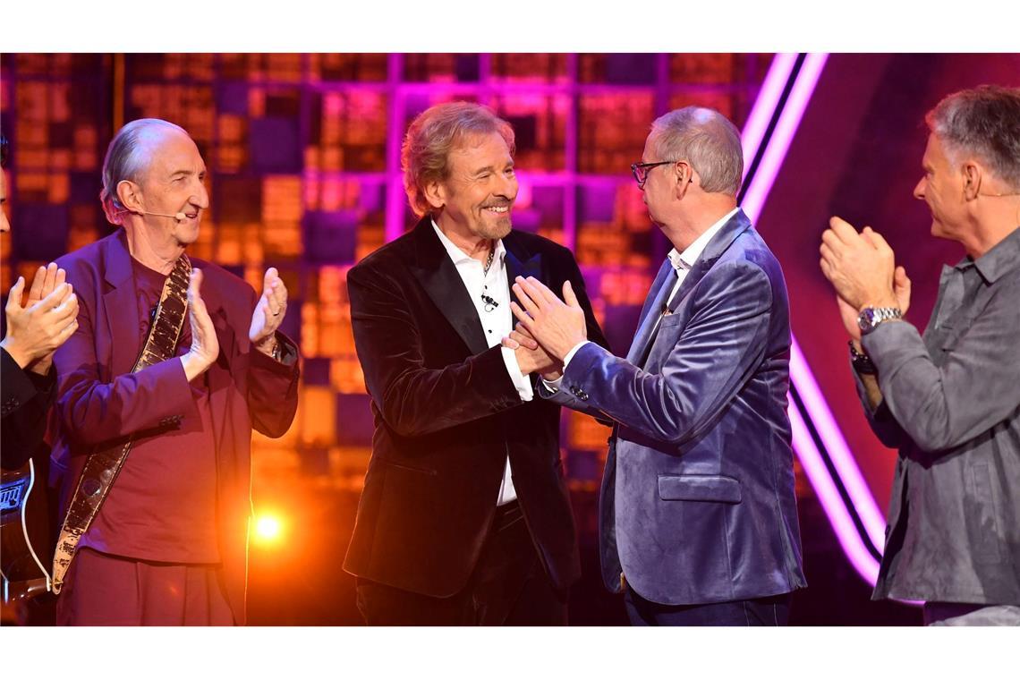 Thomas Gottschalk hatte zum Abschied enge Freunde zu Gast.