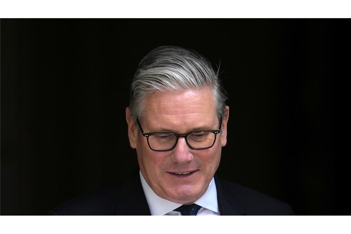 Tief in der Krise: Der britische Premierminister Keir Starmer. (Archivbild)