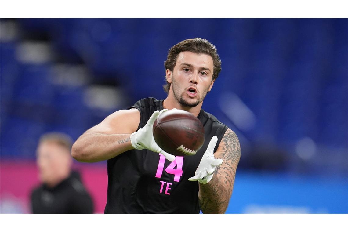 Tight End Marlin Klein wurde von den Houston Texans im NFL-Draft bereits in der zweiten Runde ausgewählt. (Archivbild)