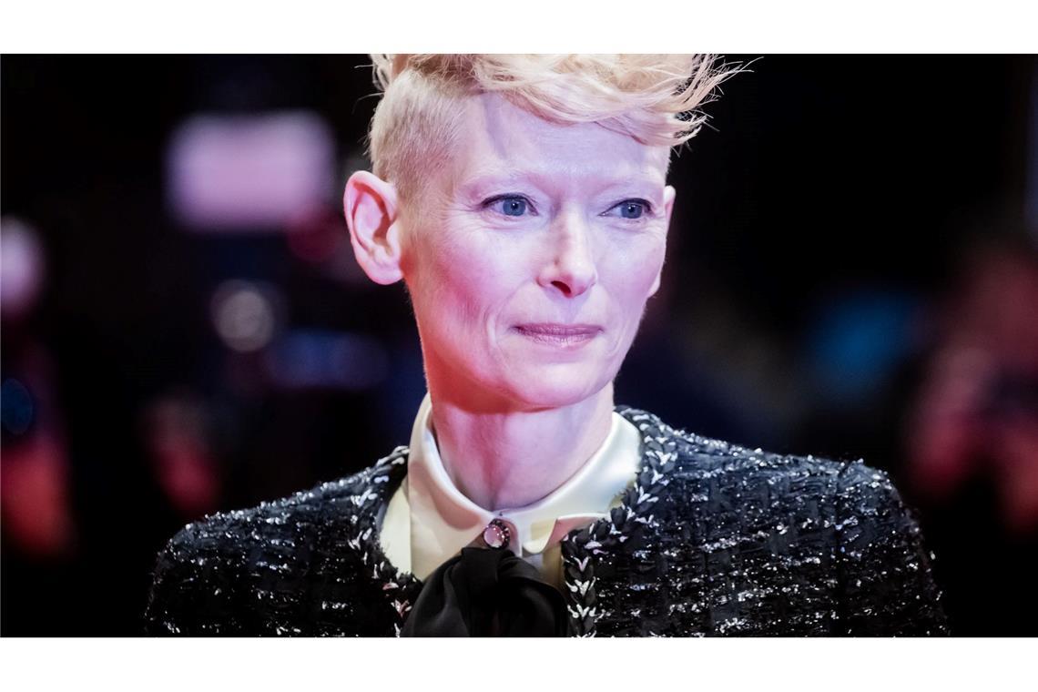 Ermittlungen nach "Völkermord"-Aussage bei Berlinale Tilda Swinton betonte ihre Unterstützung für die Kampagne BDS. (Archivbild)
