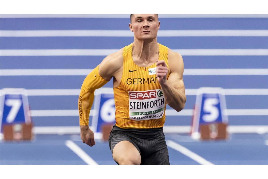 Mihambo rettet Bronze bei Hallen-EM - Assani im Rollstuhl Till Steinforth sicherte sich Bronze im Siebenkampf.