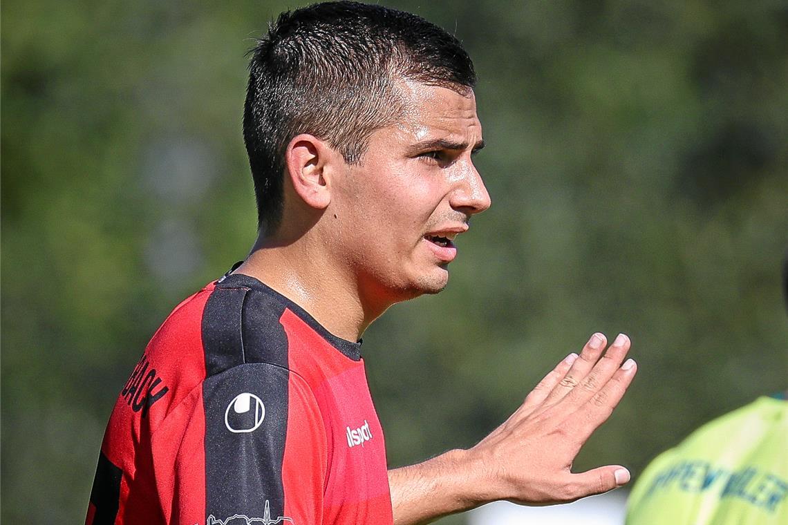 Tim Wehrsig ist mit dem SV Allmersbach Spitzenreiter und damit auf Kurs. Archivfoto: Alexander Becher