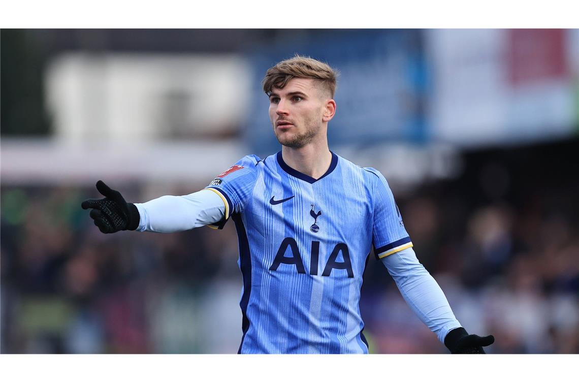 Diagnose noch offen: Tottenham-Stürmer am Oberschenkel verletzt Timo Werner hat sich am Oberschenkel verletzt.
