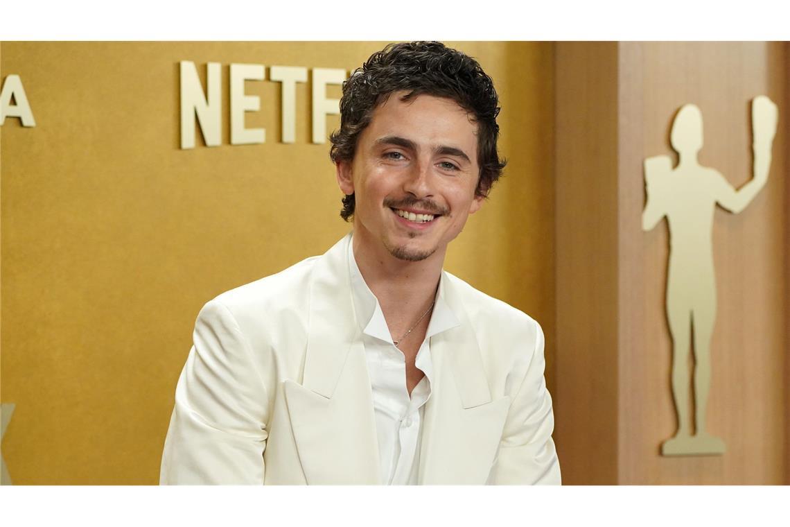 Timothée Chalamet ist für seine Rolle in "Marty Supreme" erneut für einen Oscar nominiert. (Archivbild)