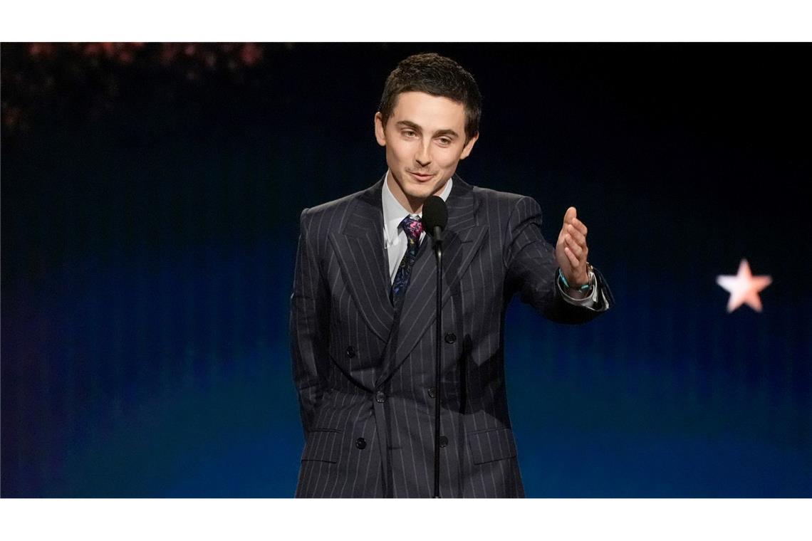 Timothée Chalamet macht für "Marty Supreme" aktuell Werbung im Charakter seiner neuen Filmrolle (Archivbild).