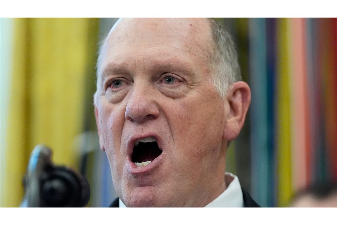 Tom Homan wird vor allem mit der umstrittenen Praxis der Trennung von Eltern und Kindern durch Einwanderungsbehörden in Verbindung gebracht. (Archivfoto)