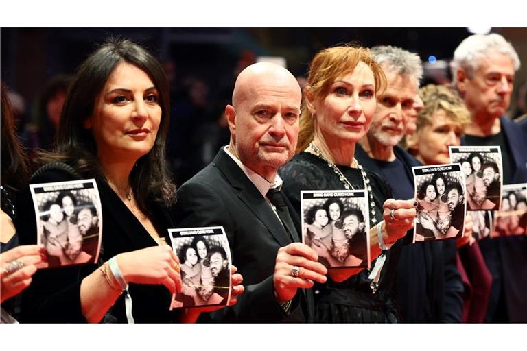Tom Shoval, Filmemacher und Freund von Cunio, war nach eigenen Worten "sehr berührt" von der Aktion auf dem roten Teppich.