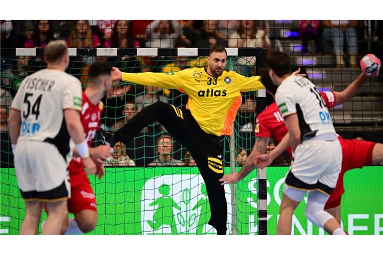 Torhüter Andreas Wolff ist Deutschlands bester Mann bei der EM-Generalprobe gegen Kroatien.