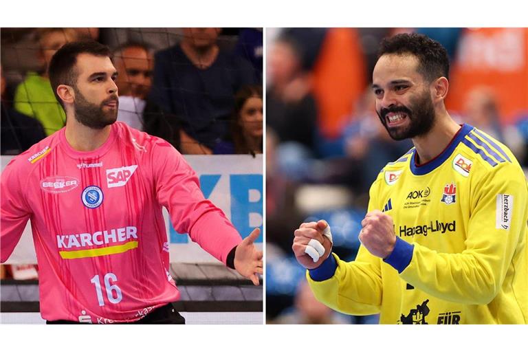 Torwartwechsel beim TVB im Sommer: Miljan Vujovic (li.) geht, Mohamed El-Tayar kommt.