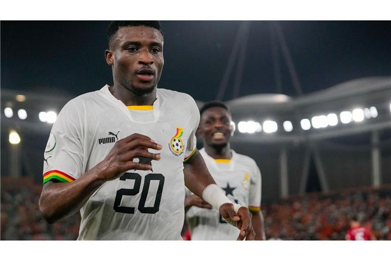 Tottenham-Star Mohammed Kudus hat mit Ghana den Sprung zur WM geschafft. (Archivbild)