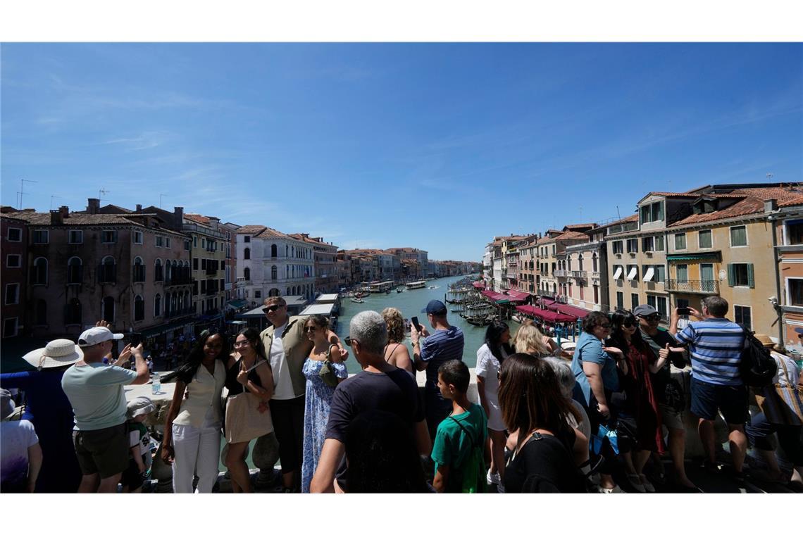 Touristenmagnet in Venedig: Die Rialto-Brücke