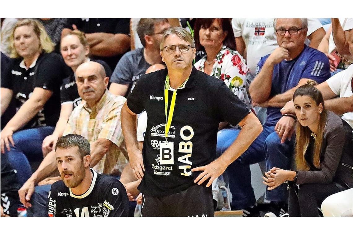 Trainer Jürgen Buck will mit der Habo Bottwar SG einen gelungenen Heimauftakt feiern.