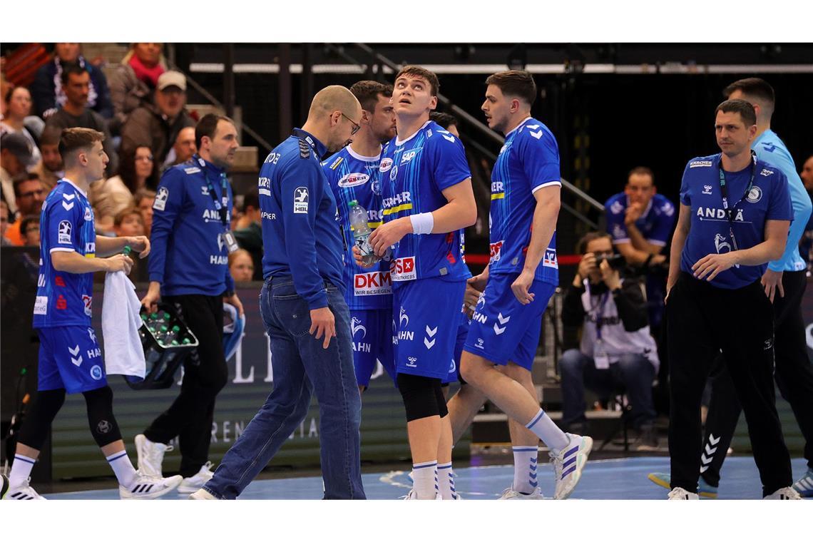 Serie des TVB Stuttgart reißt gegen Rhein-Neckar Löwen Trainer Jürgen Schweikardt konnte nicht zufrieden sein.
