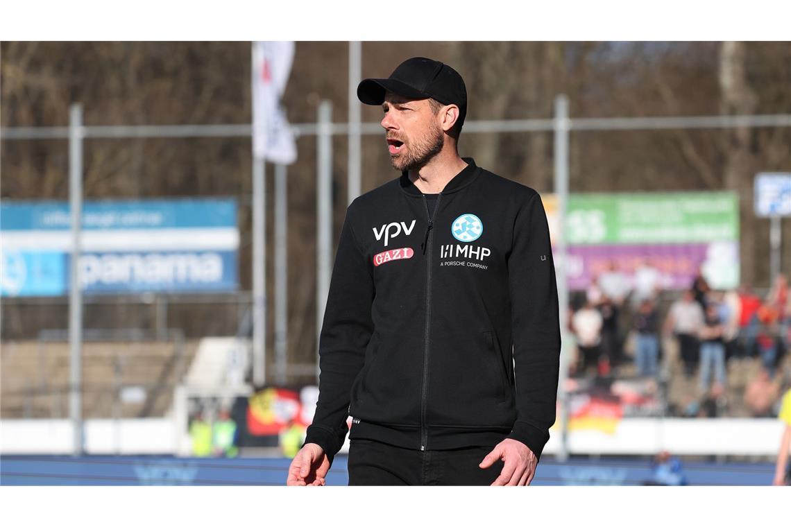 „Jetzt wäre es natürlich wichtig, auswärts nachzulegen“ Trainer Marco Wildersinn konnte zufrieden sein.