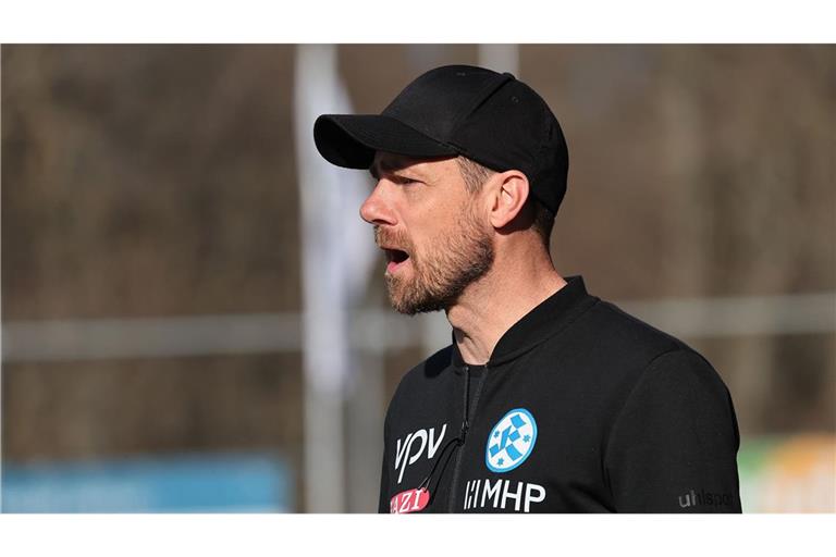 Trainer Marco Wildersinn sah gegen sein Ex-Team eine schwache Leistung seiner Mannschaft. (Archivbild)