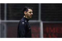 Trainer Max Füssenhäuser feierte mit der U17 der Blauen einen Erfolg gegen Bayer Leverkusen.    


Foto:  Baumann/Julia Rahn 