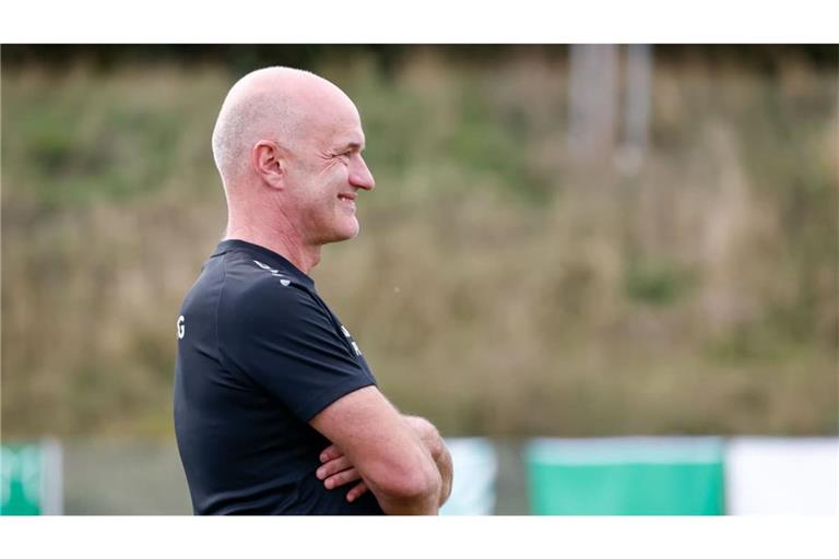 Trainer Patrik Recknagel vom VfL Herrenberg sieht noch keinen Grund zur Beunruhigung.