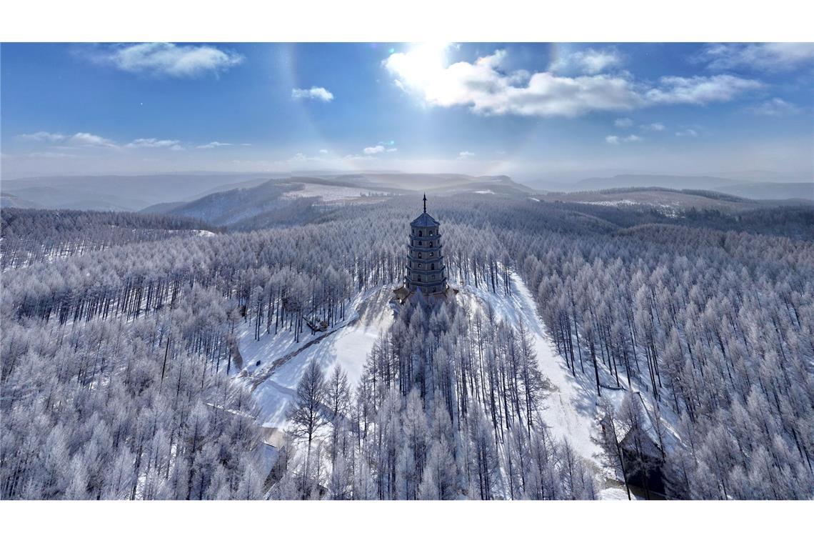 Bilder des Tages Traumhafte Winterlandschaft.