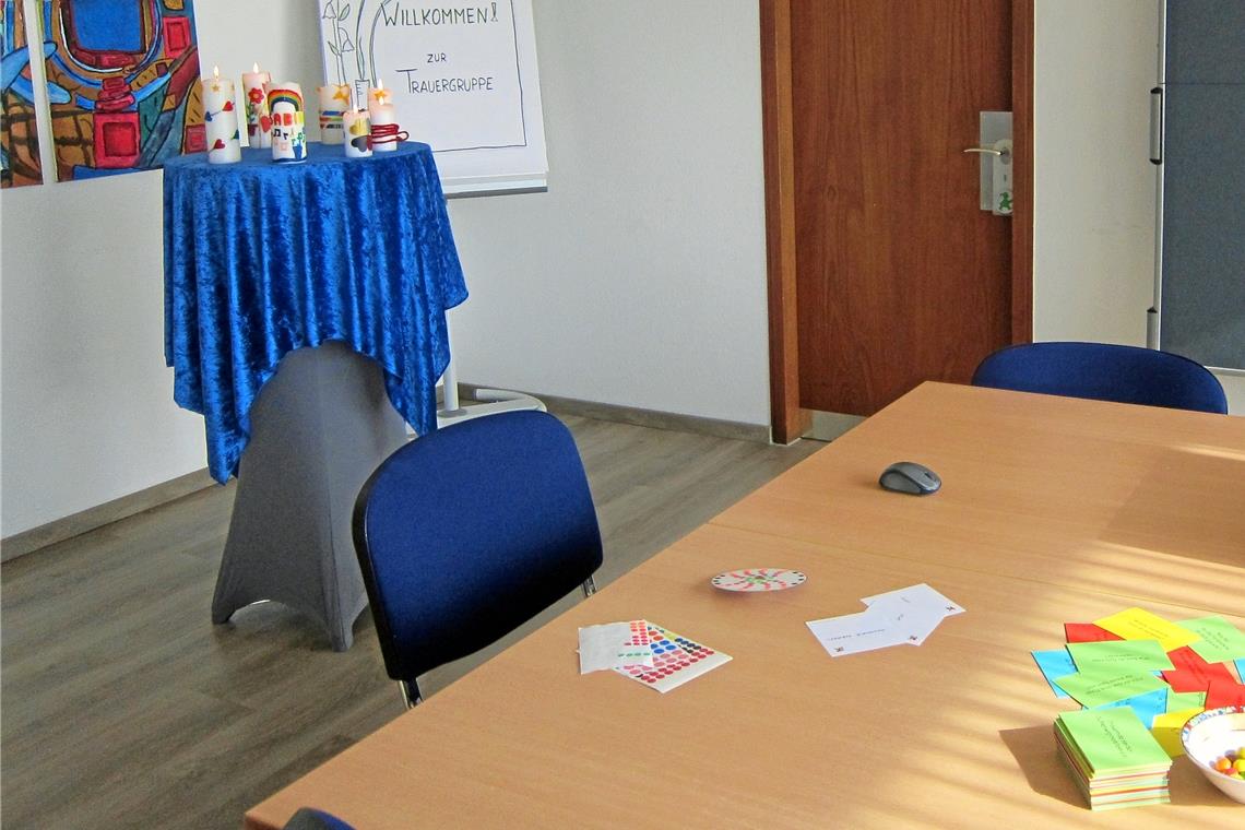 Trauerarbeit in Zeiten von Covid-19 Treffen im Raum für die Jugendtrauergruppe sind derzeit nicht möglich. Foto: K. Allgayer