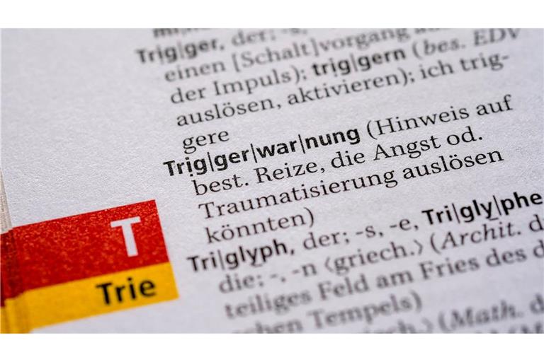 Triggerwarnungen sollen dabei helfen, Reizen bewusst wahrzunehmen oder zu vermeiden, die an traumatische oder unangenehme Situationen erinnern. (Archivbild)