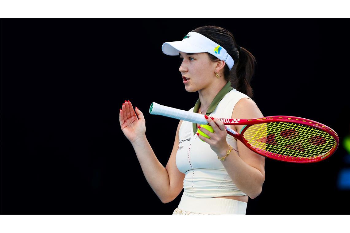 Trotz es frühen Aus in Melbourne ruhen die deutschen Hoffnungen weiter auf Eva Lys. (Archivbild)