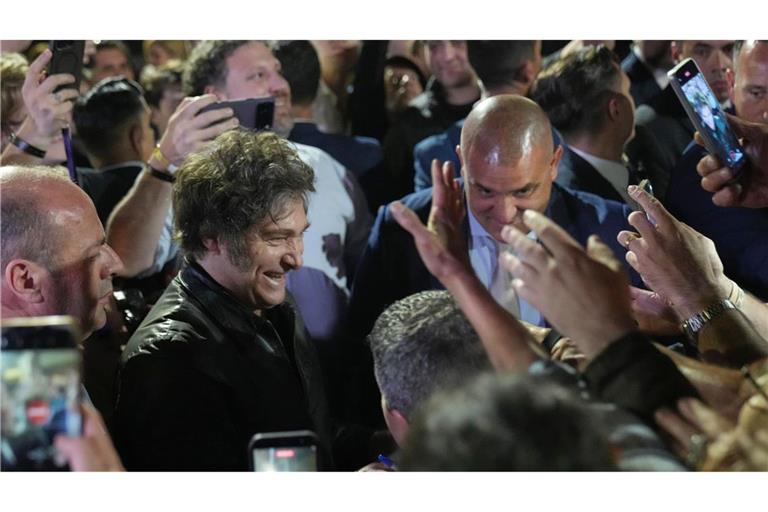 Trotz radikaler Sparpolitik beliebt unter den Wählern: Javier Milei und seine ultraliberale Partei Libertad Avanza.