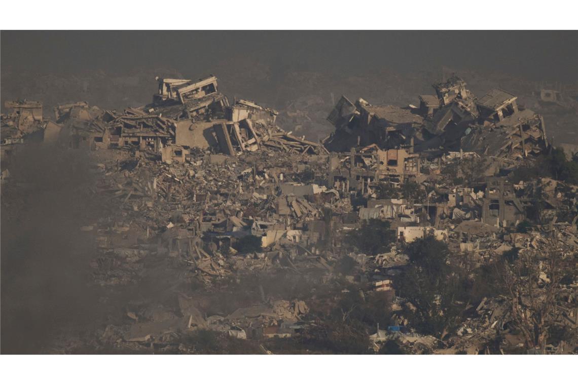Bilder des Tages Trümmerlandschaft - Gebäude im Gazastreifen nach israelischem Luftangriff