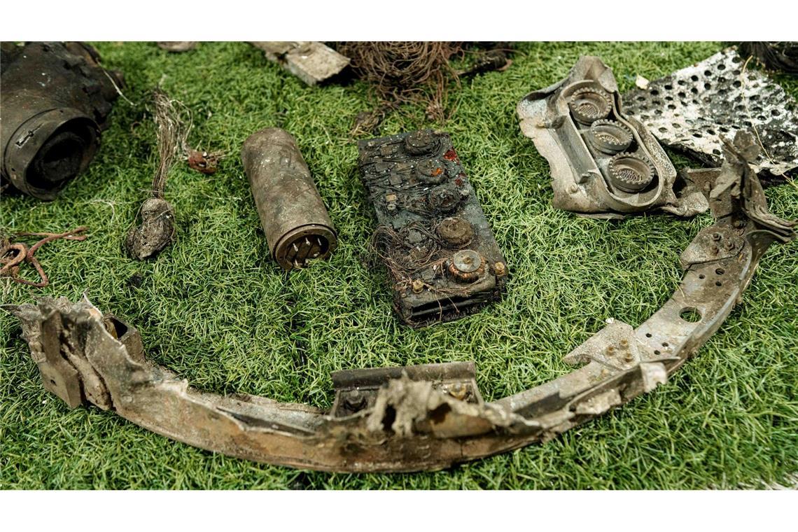 Bericht: Söldner aus Jemen helfen Russland im Ukraine-Krieg Trümmerstücke der russischen Mittelstreckenrakete.