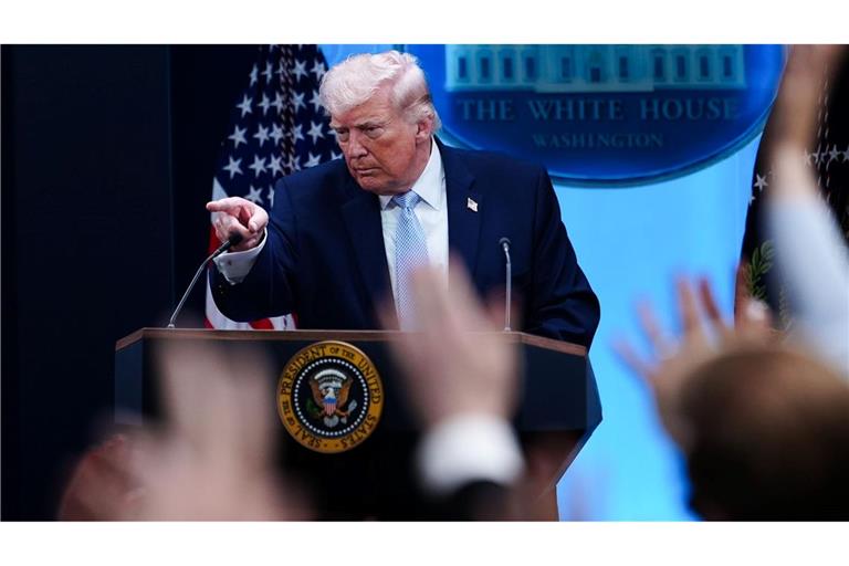 Trump bekräftigt seine Drohungen gegen den Iran.