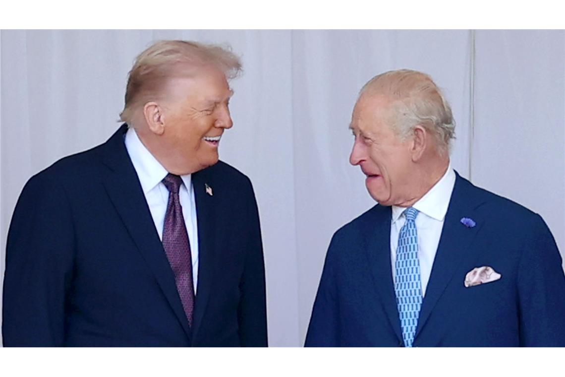 Trump bezeichnet König Charles III. als Freund.