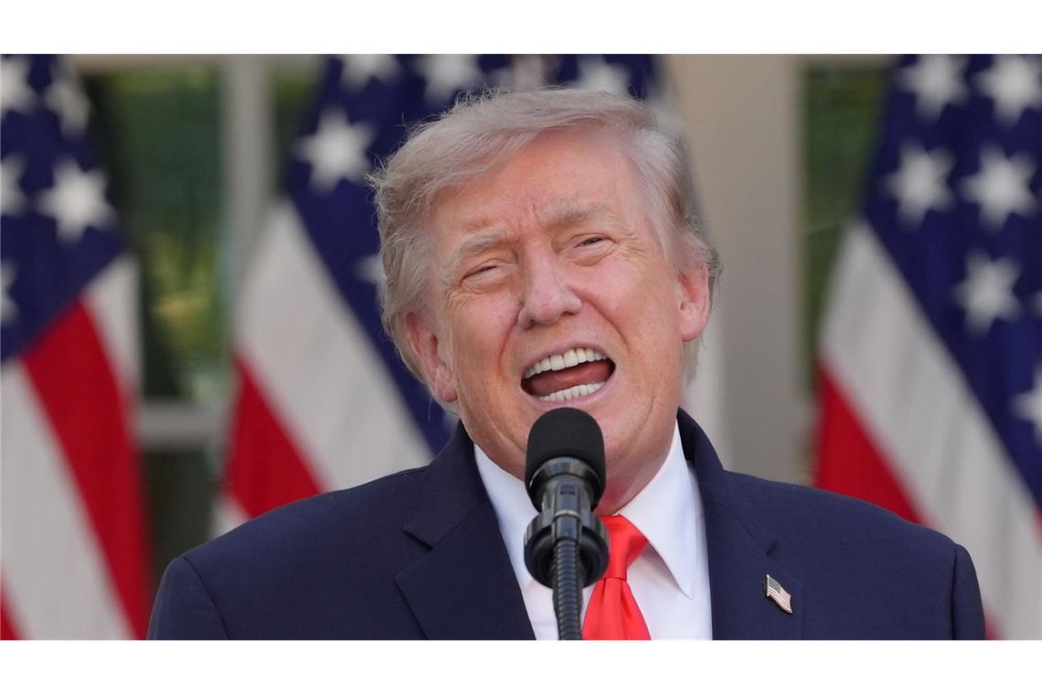 Trump droht mit neuen Zöllen. (Archivbild)