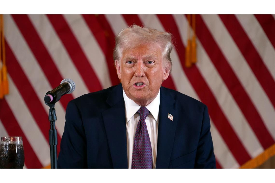 Trump fordert finalen Gaza-Deal vor Amtsantritt Trump fordert schnell einen endgültigen Deal zum Gaza-Konflikt und reklamiert den Verhandlungserfolg für sich. (Archivbild)