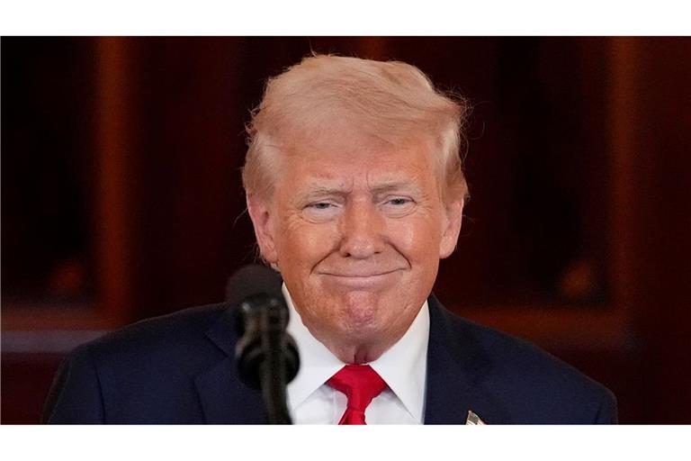 Trump fordert von der Fed Zinssenkungen - bislang vergeblich. (Archivbild)