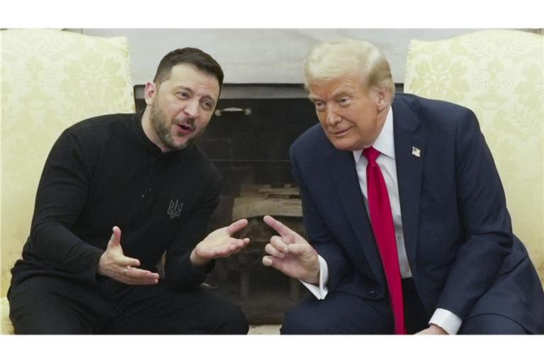 Trump gab sich einmal mehr überzeugt, dass sowohl Russland als auch die Ukraine ein Ende des Krieges wollten. (Archivbild)