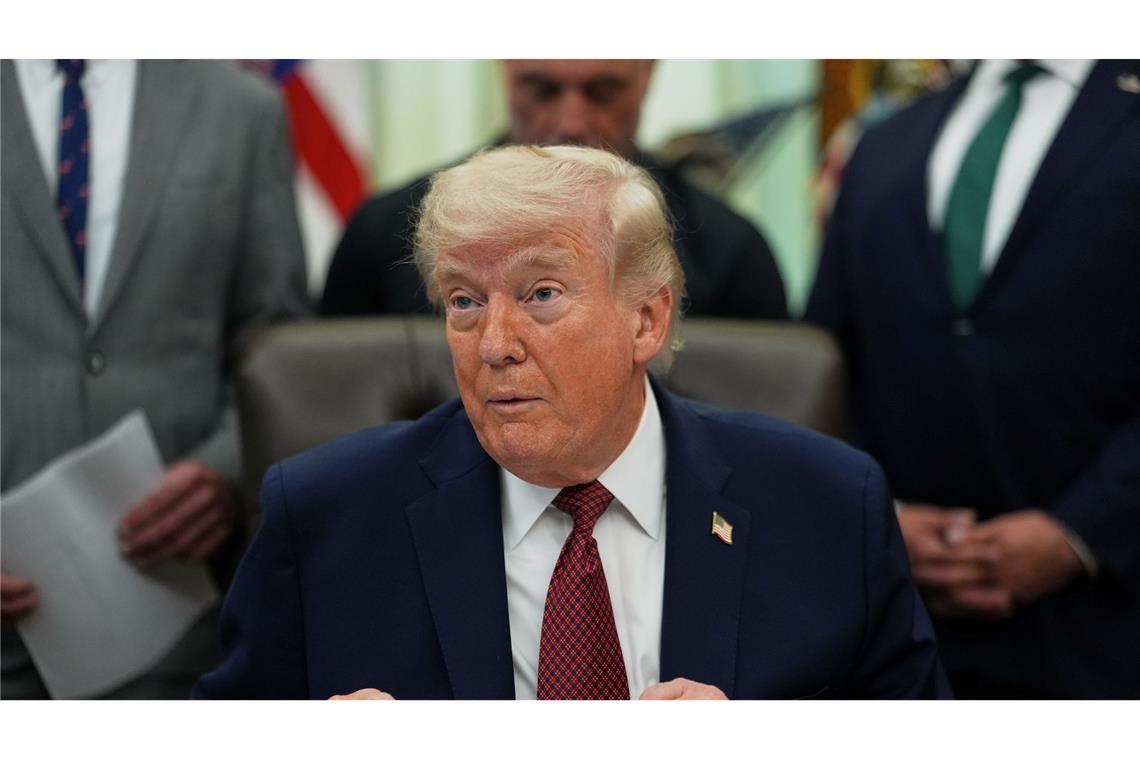 Trump glaubt, dass Irans Führung gespalten ist. (Archivbild)