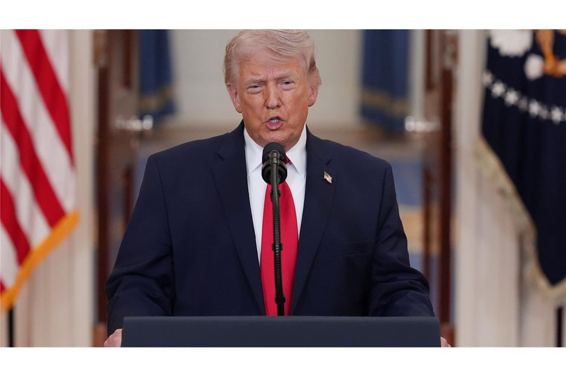 Trump hätte gerne, dass andere Länder das Problem der blockierten Straße von Hormus lösen. (Archivbild)