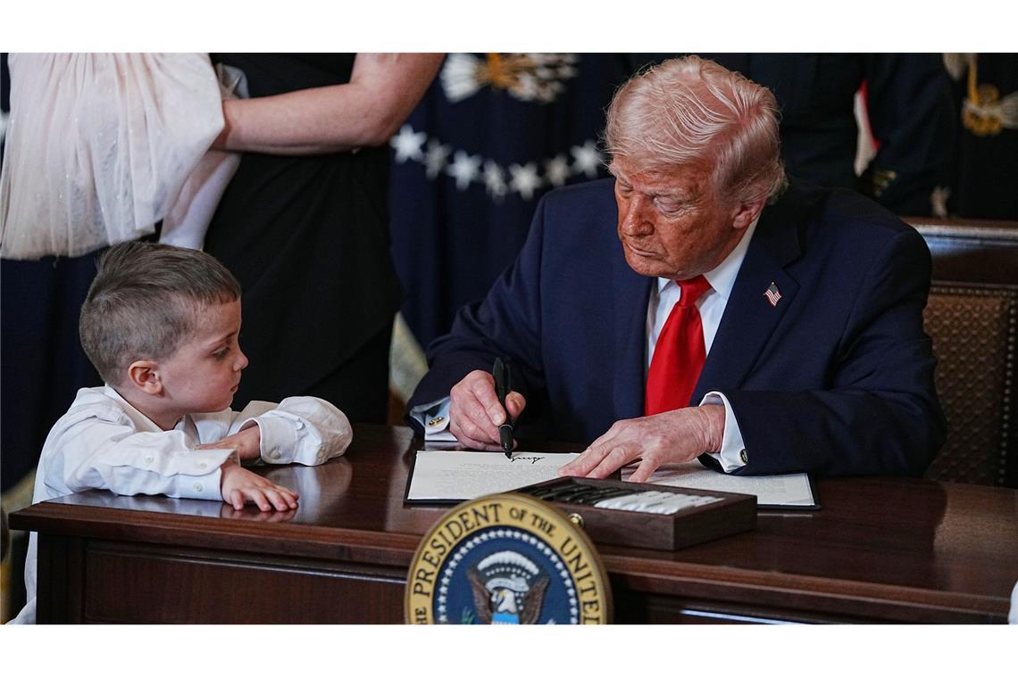 Trump hat eine klare Meinung zum US-Geburtsrecht. (Archivbild)