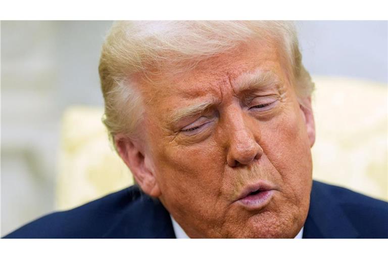 Trump hat sich erneut über seinen Amtsvorgänger Joe Biden ausgelassen.