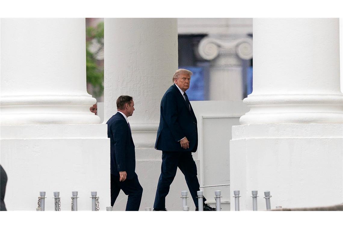 Trump hat sich zu einem möglichen Rahmenabkommen mit dem Iran geäußert.