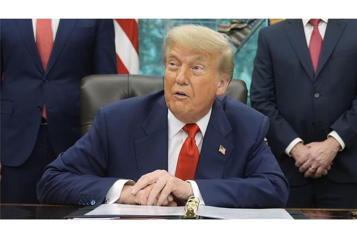 Trump hatte den Demonstranten im Iran angesichts der anhaltenden Massenproteste seine Unterstützung zugesagt. (Archivbild)