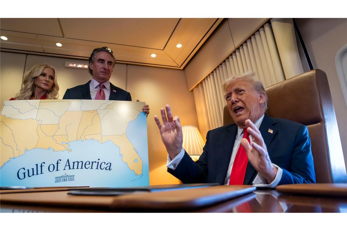 Mexiko erwägt Klage gegen Google wegen "Golf von Amerika" Trump hatte die Umbenennung kurz nach seinem Amtsantritt angeordnet. (Archiv)