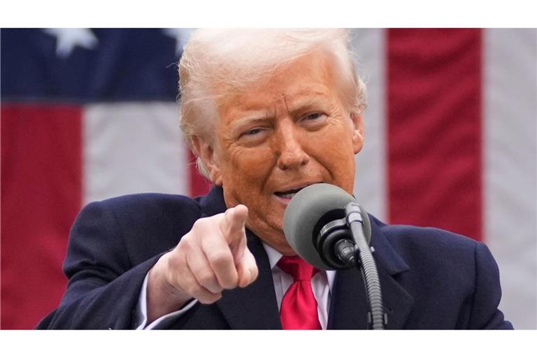Trump hatte sein umstrittenes Zollpaket vor wenigen Tagen öffentlich vorgestellt. (Archivbild)