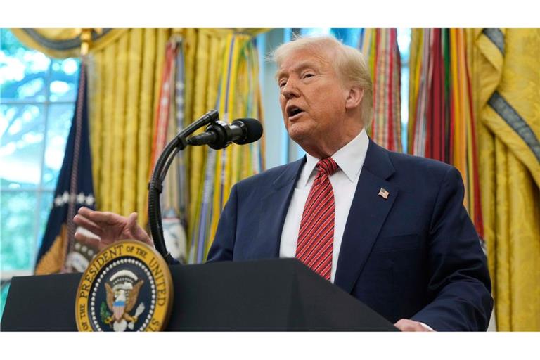 Trump hofft auf gutes Ergebnis des Türkei-Treffens. (Archivbild)