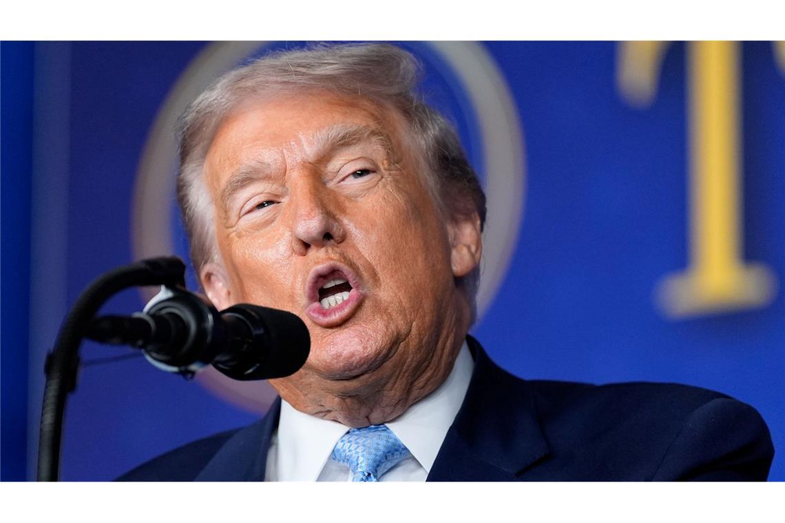 Trump ist begeistert über die Verabschiedung der UN-Resolution.