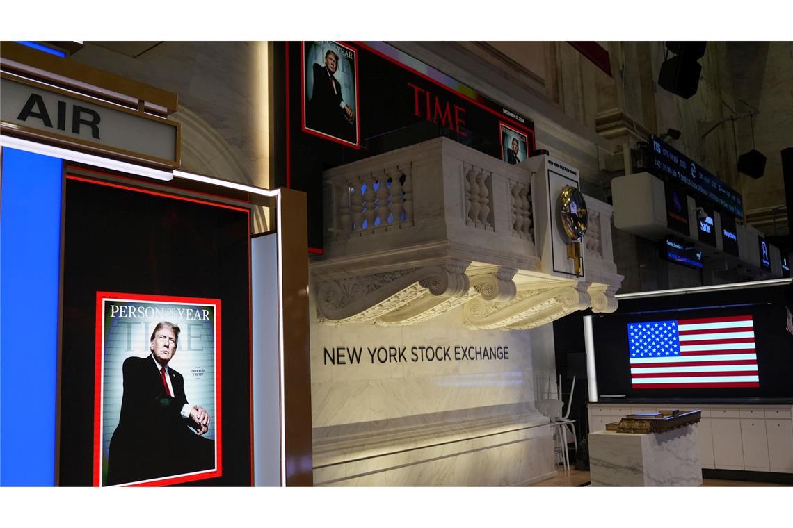 "Time"-Magazin kürt Trump zur "Person des Jahres" Trump läutet Handel an New Yorker Börse ein