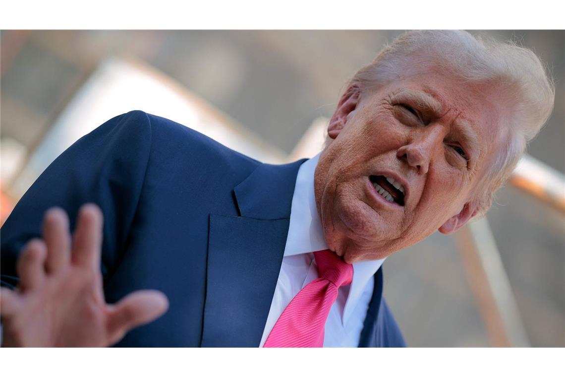 Trump warnt Schwangere vor einem Medikament Trump lieferte keine Belege für seine Warnung. (Archivbild)