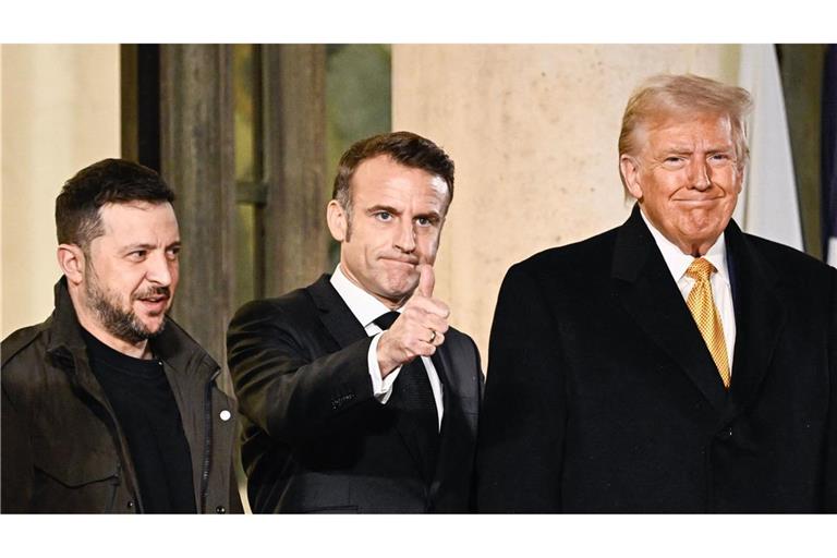 Trump (r.) teilt erneut private Nachrichten von internationalen Spitzenpolitikern mit der Öffentlichkeit (Archivfoto).